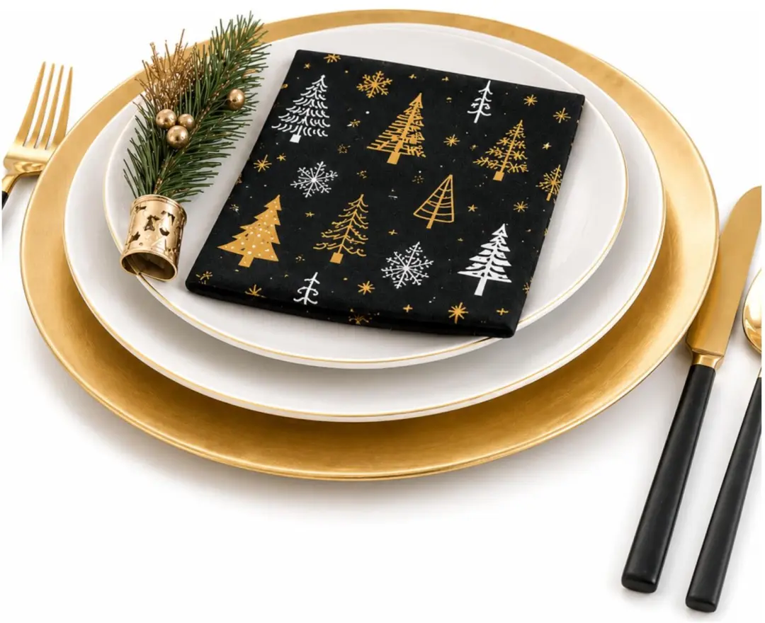 Duni Kerstservetten Kerstbomen 20 Stuks