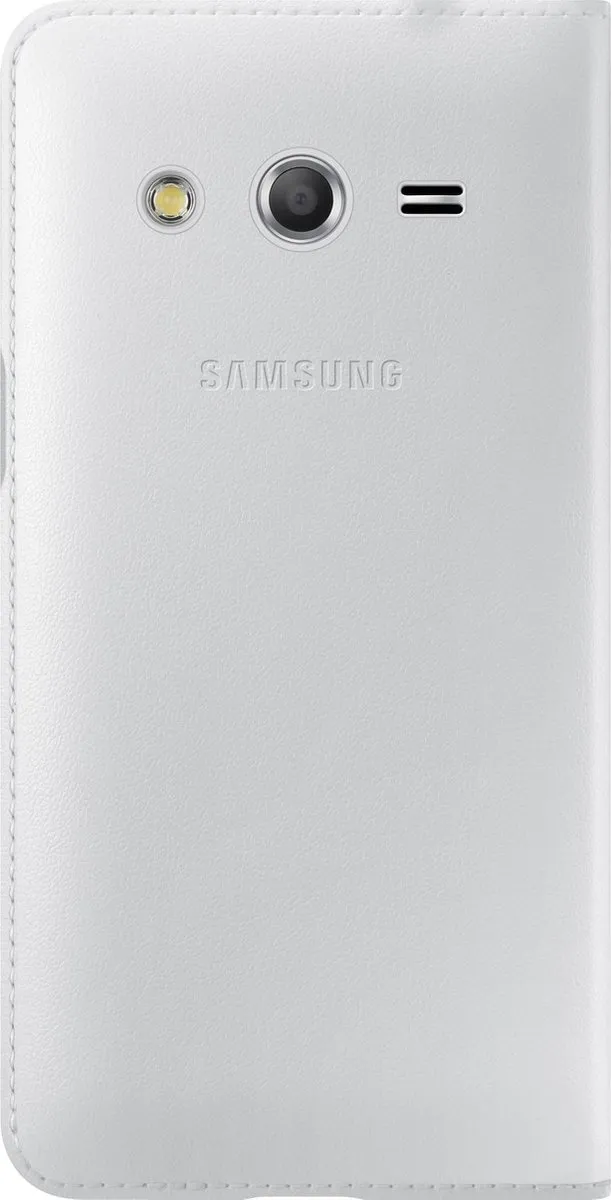 Samsung Flip Wallet EF-WG386BWEGEU - Samsung Galaxy Core - Wit