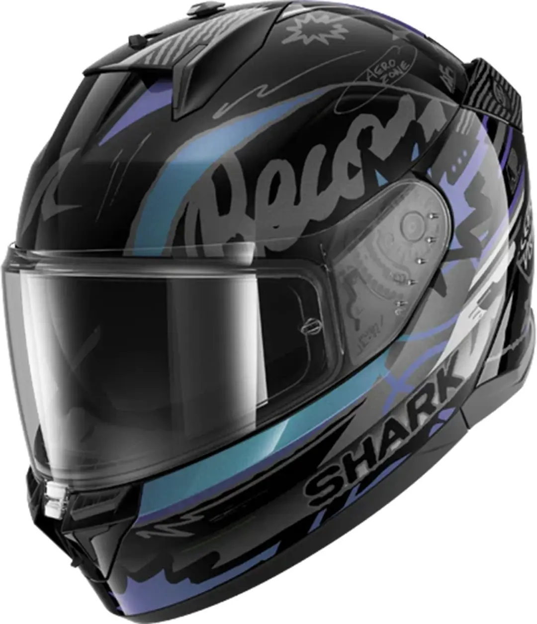 Shark D-Skwak 3 Streetrush Helm S