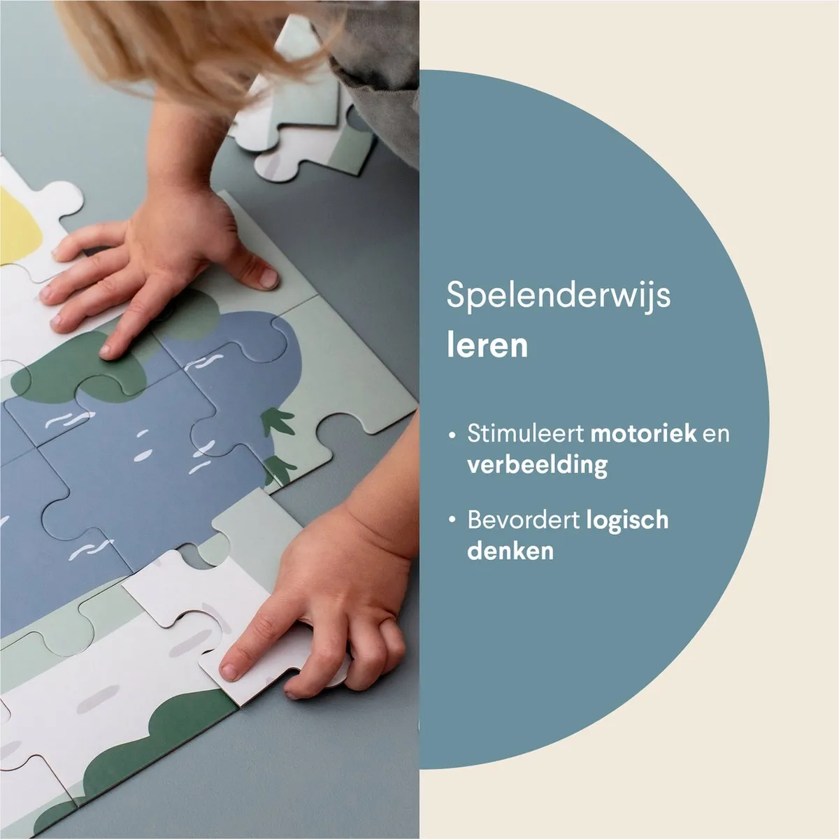 Trixie Houten Puzzel Straat 54 Stuks - FSC - Multi