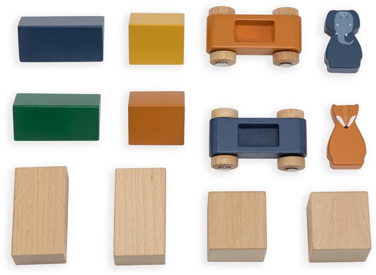Trixie Houten Puzzel Straat 54 Stuks - FSC - Multi