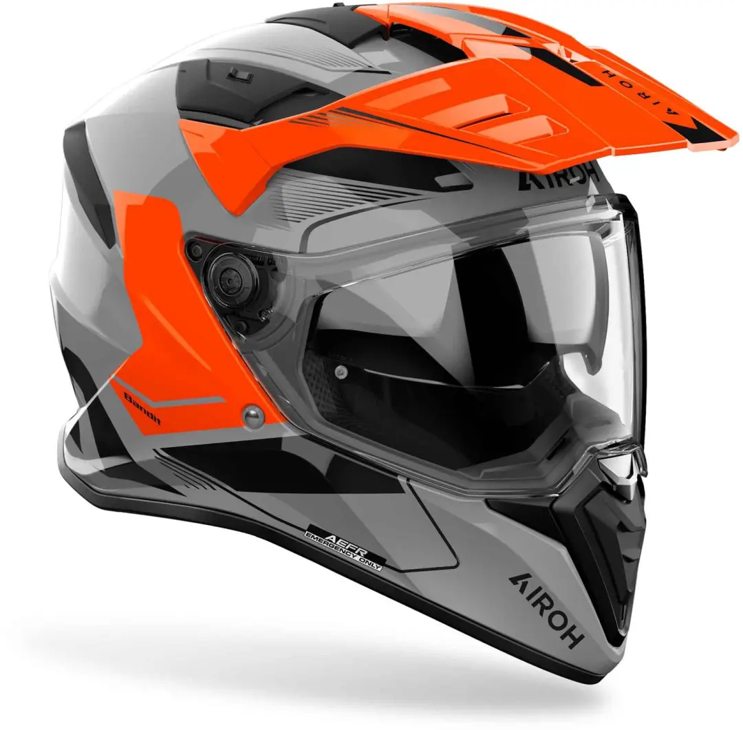 Airoh Bandit Tune Endurohelm L - Grijs/Zwart/Geel - afbeelding 4 van 6