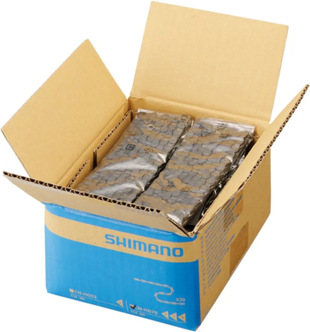 Shimano CN-HG54 10V Fietsketting - 116 Schakels - 20 Stuks - afbeelding 2 van 2