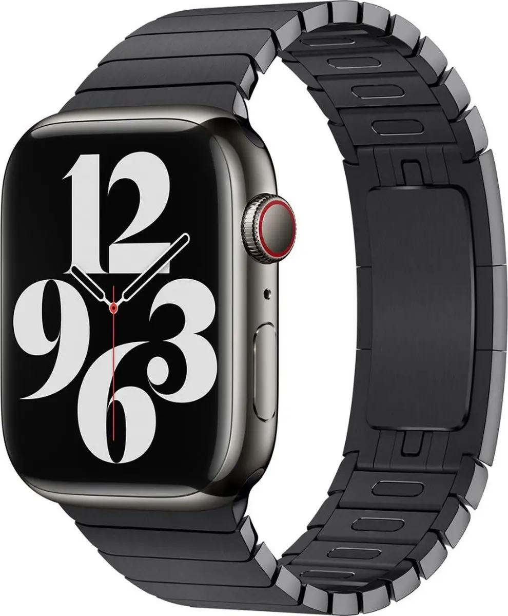 Apple Space Zwart Link Bracelet