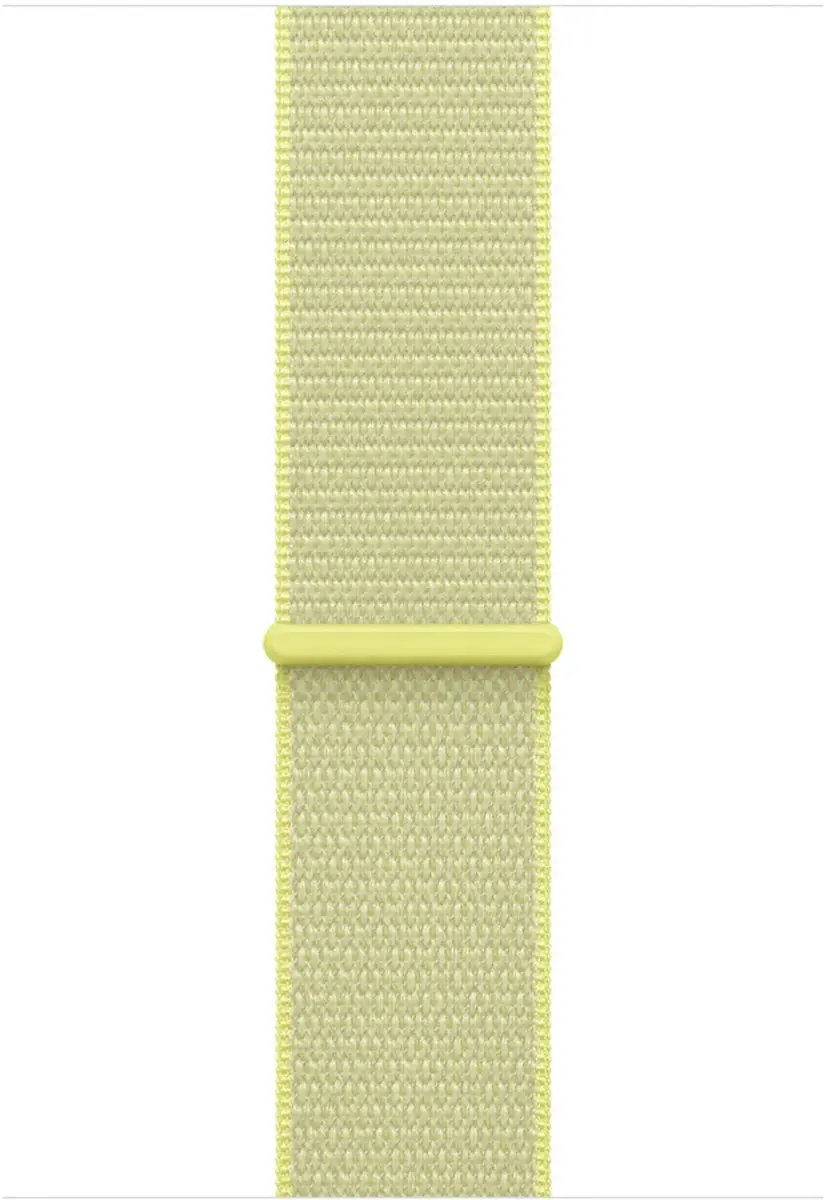 Apple Sport Loop Horlogeband Geel - 44/45/46/49mm - afbeelding 4 van 6