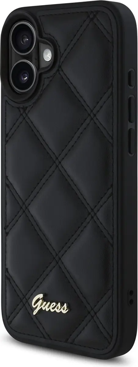 Guess GUHCP16MPSQSQSK iPhone 16 Plus Hoesje - Zwart - afbeelding 2 van 6