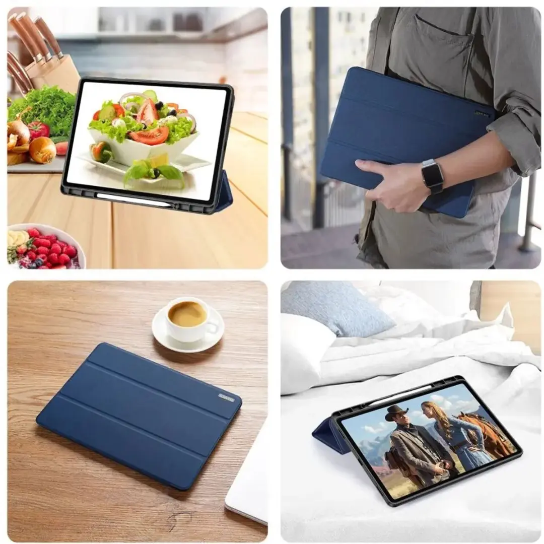 Dux Ducis Domo Samsung Galaxy Tab S12 Plus Hoes - Blauw - afbeelding 4 van 6
