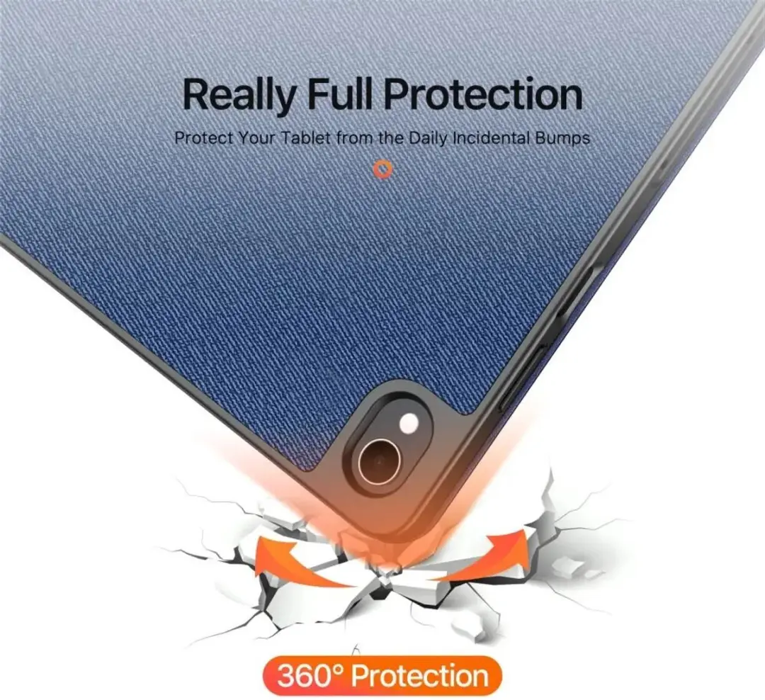 Dux Ducis Domo Samsung Galaxy Tab S12 Plus Hoes - Blauw - afbeelding 2 van 6
