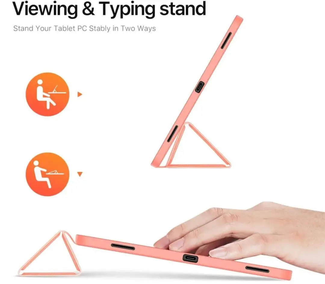Dux Ducis Domo Samsung Galaxy Tab S12 Plus Hoes - Roze - afbeelding 3 van 6