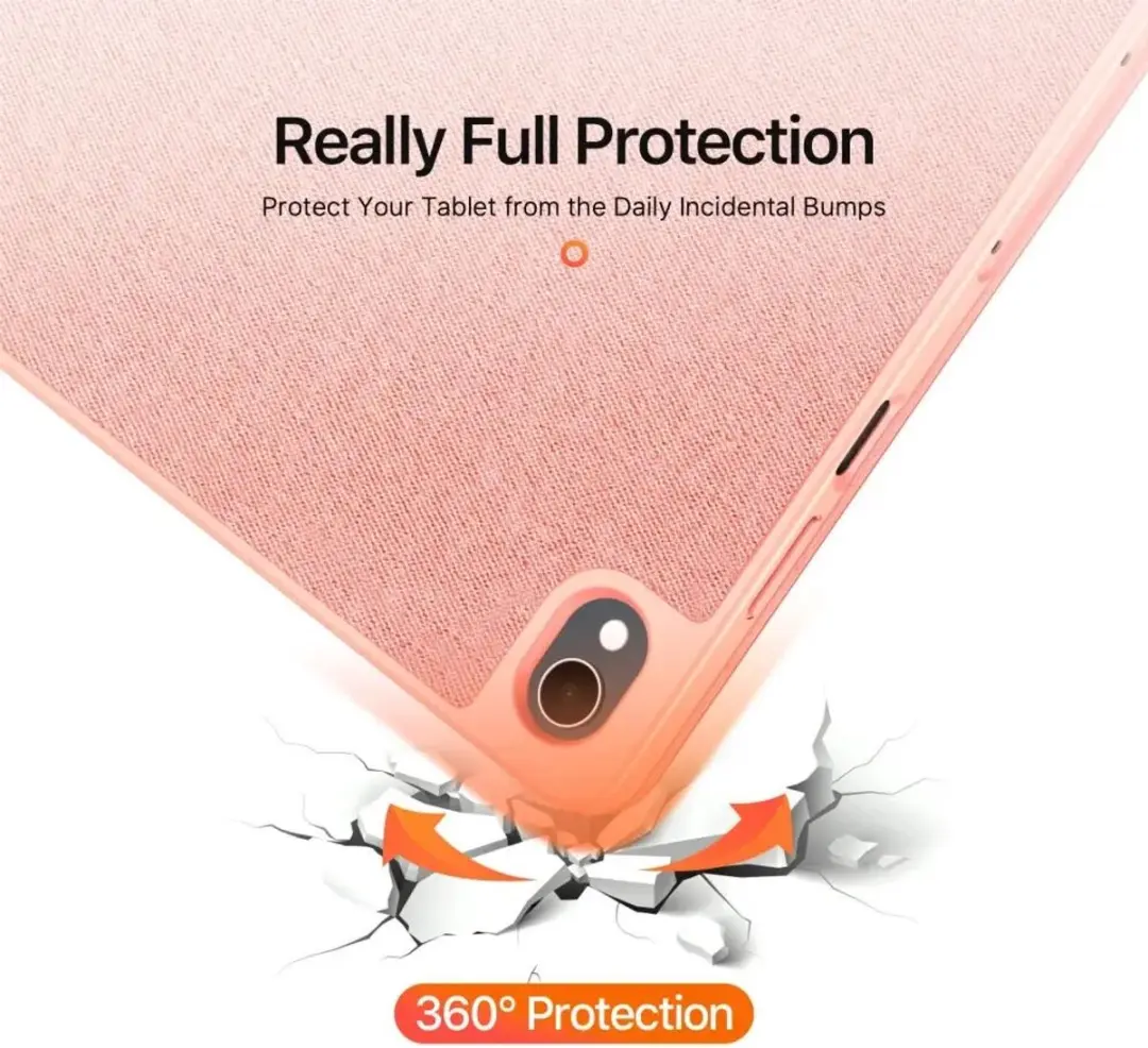 Dux Ducis Domo Samsung Galaxy Tab S12 Plus Hoes - Roze - afbeelding 4 van 6
