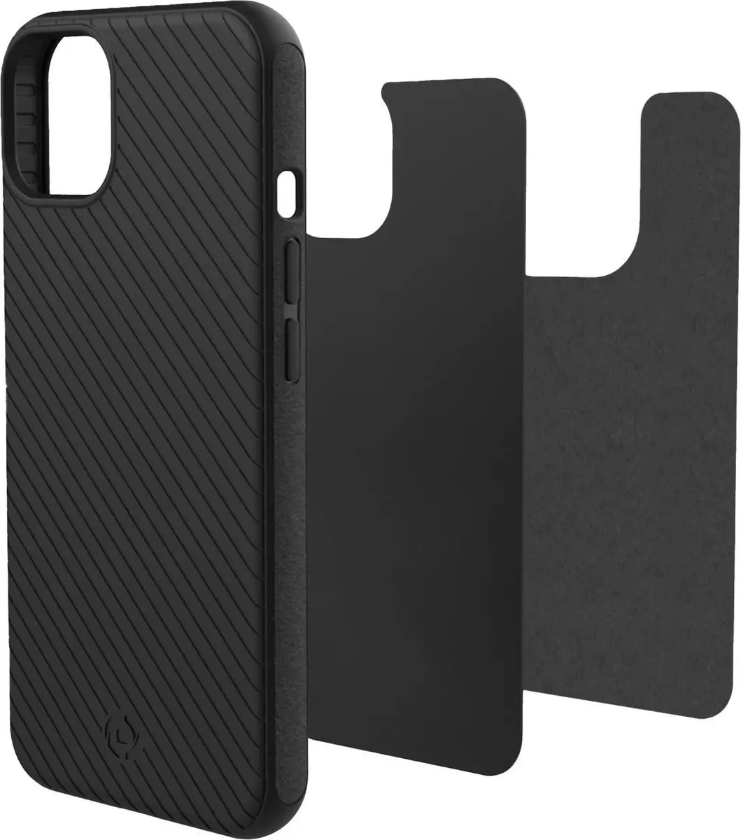 Celly Ultra Siliconen Hoesje iPhone 12/12 Pro - Zwart - afbeelding 3 van 5