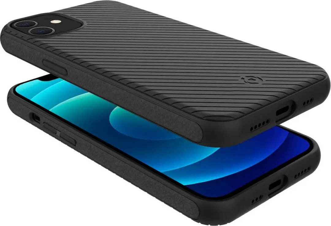 Celly Ultra Siliconen Hoesje iPhone 12/12 Pro - Zwart - afbeelding 2 van 5