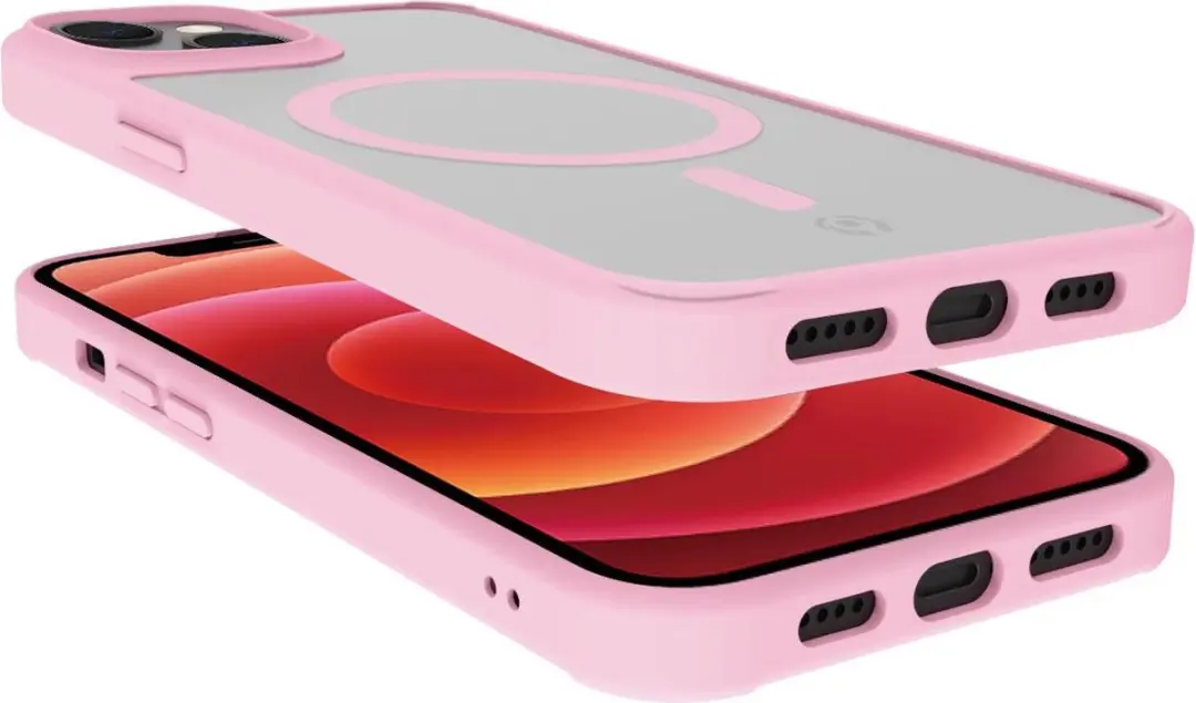 Celly Magmatt MAGMATT1026PK Hoesje - iPhone 14 Plus Roze/Transparant - afbeelding 4 van 5