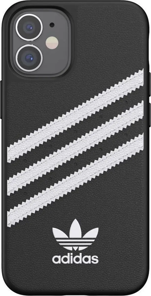 Adidas Moulded Case PU iPhone 12 Mini Hoesje - Zwart - afbeelding 3 van 6