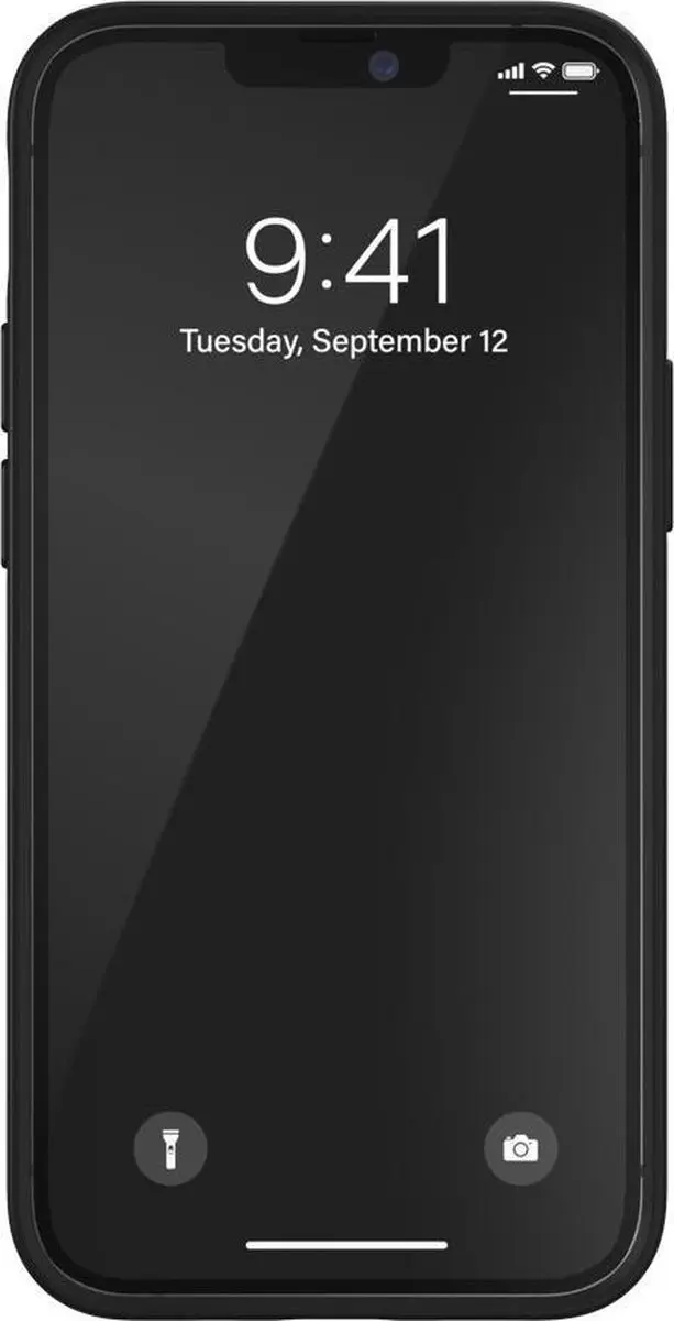 Adidas Moulded Case PU iPhone 12 Mini Hoesje - Zwart - afbeelding 2 van 6