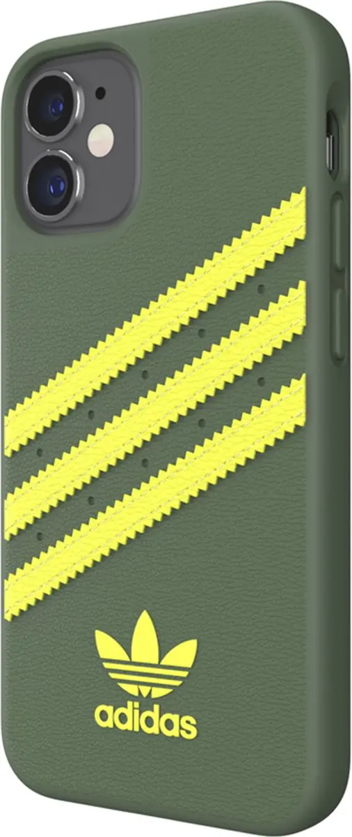 Adidas iPhone 12 Mini Hoesje - Groen/Geel - afbeelding 6 van 6