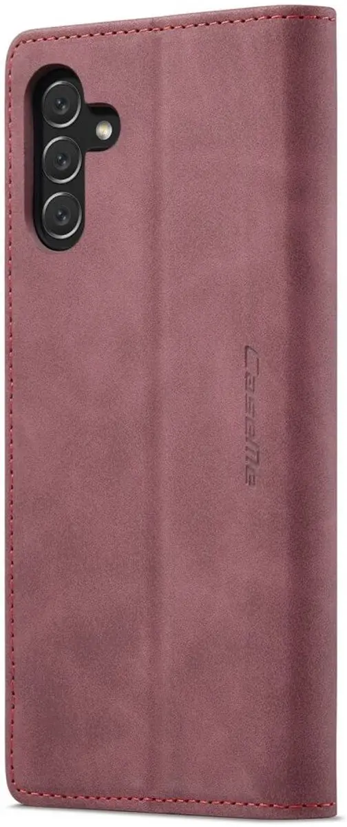 CaseMe 013 Book Case Samsung Galaxy A34 - Rood - afbeelding 2 van 6