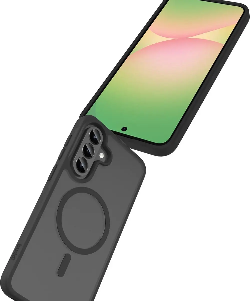 Buddi Frost MagSafe Hoesje - Samsung Galaxy A36/A37/A56 - Mat Zwart - afbeelding 3 van 6