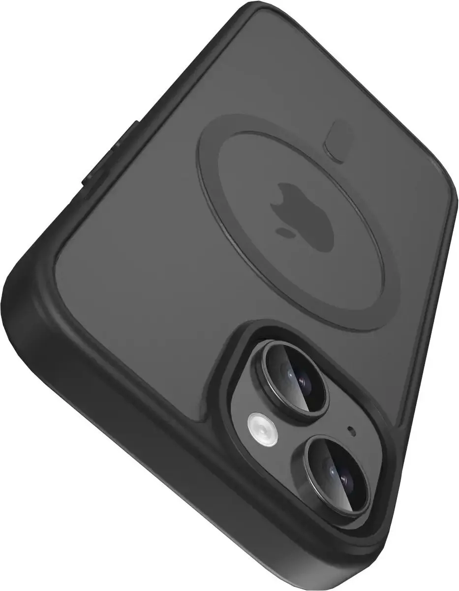 Buddi Frost iPhone 13/14/15/16e/17e Hoesje - Mat Zwart - MagSafe - afbeelding 4 van 6