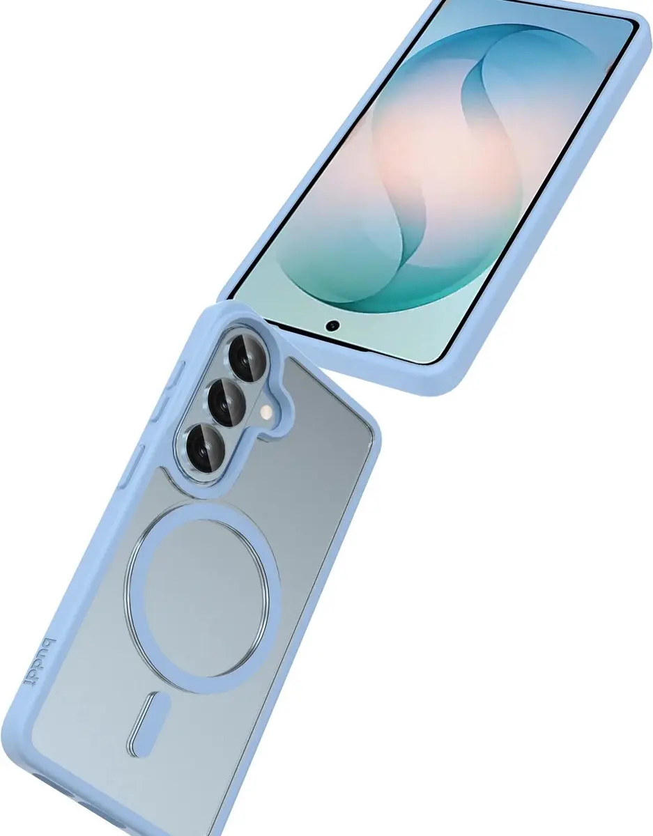 Buddi Frost Samsung Galaxy S26 Plus Hoesje - Mat Licht Blauw - afbeelding 3 van 6