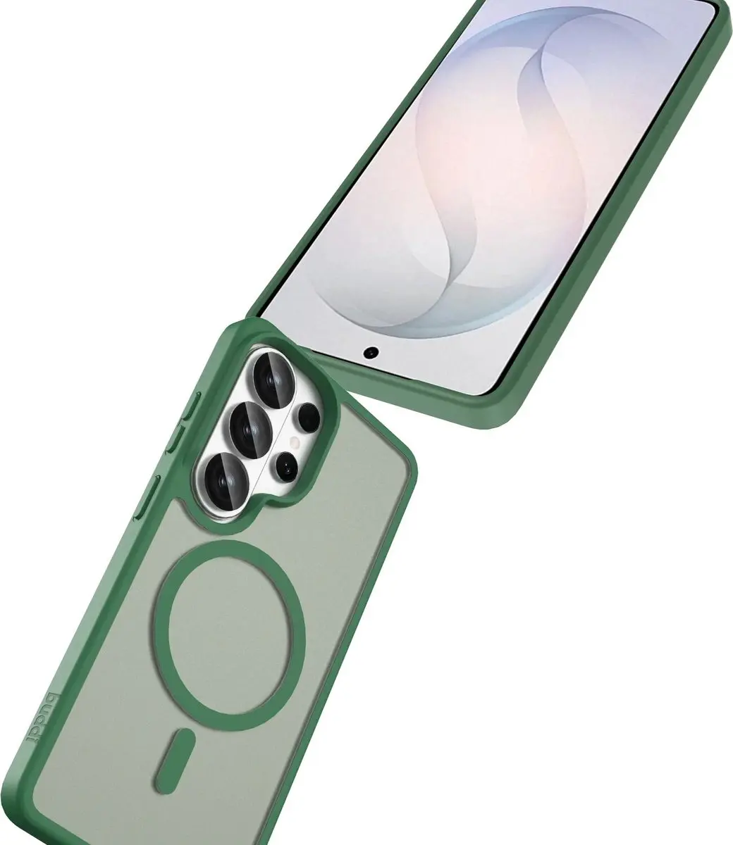 Buddi Frost Samsung Galaxy S26 Ultra Hoesje - Mat Groen - afbeelding 6 van 6