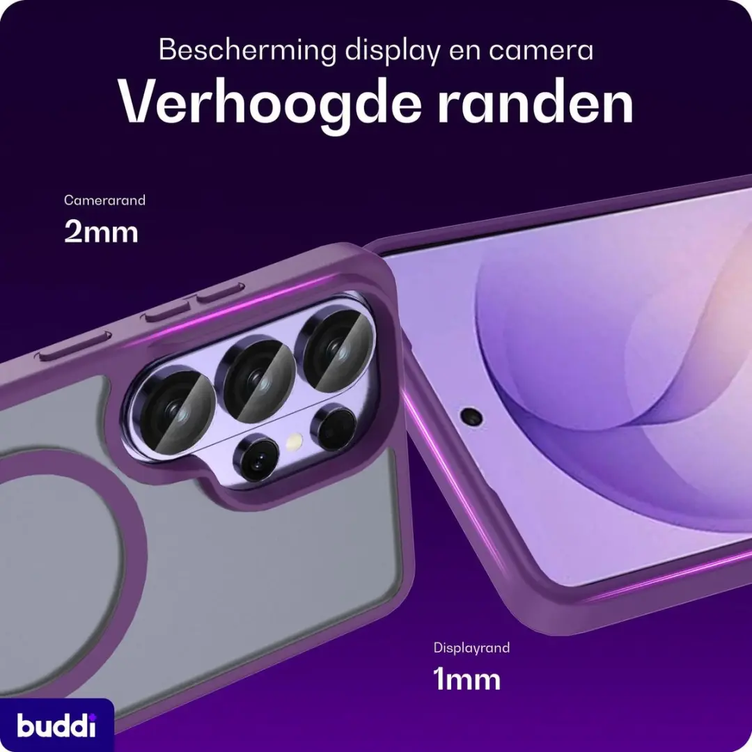 Buddi Frost Hoesje Samsung Galaxy S26 Ultra - Mat Paars - afbeelding 4 van 6