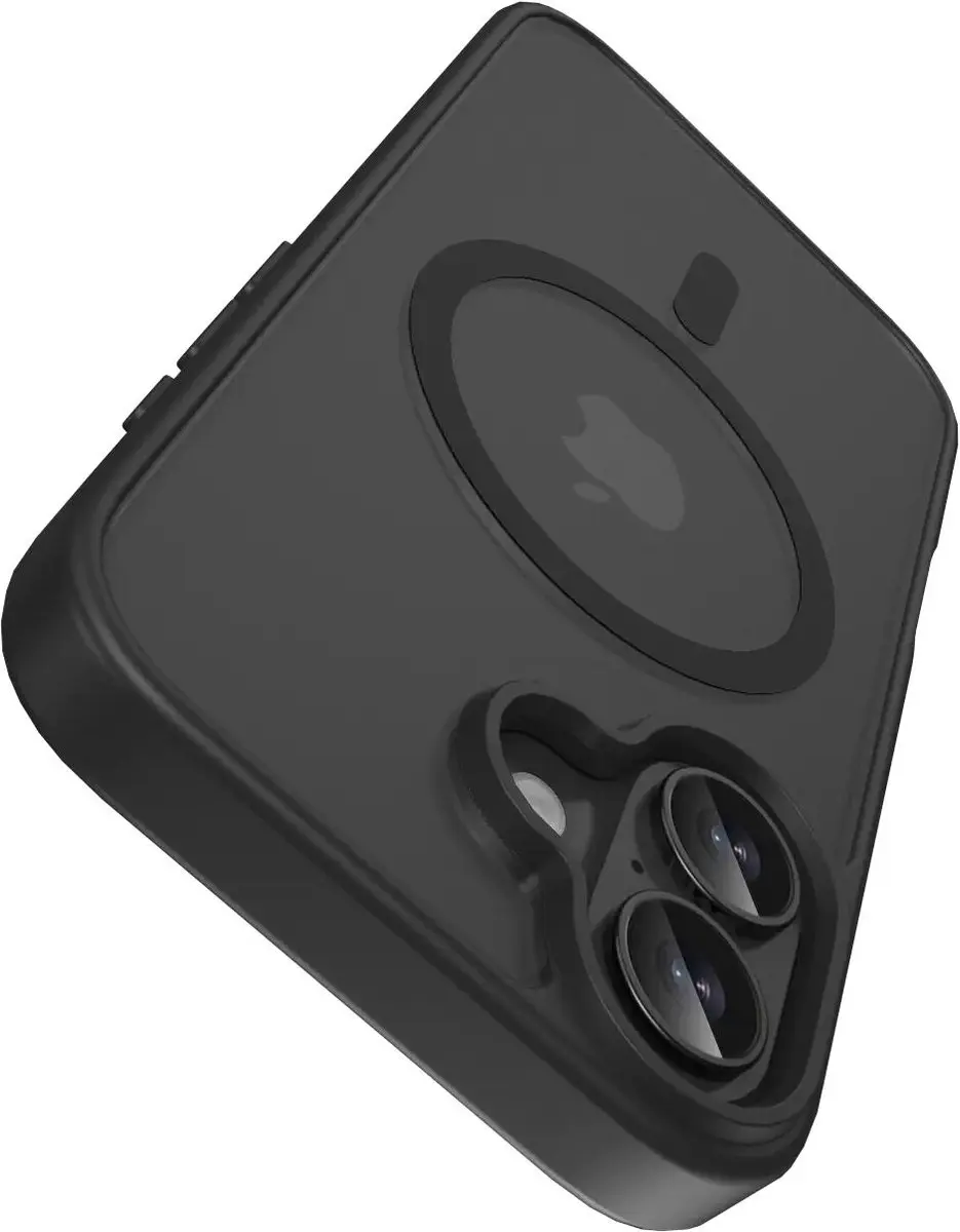 Buddi Frost iPhone 17 Hoesje - Mat Zwart - afbeelding 6 van 6