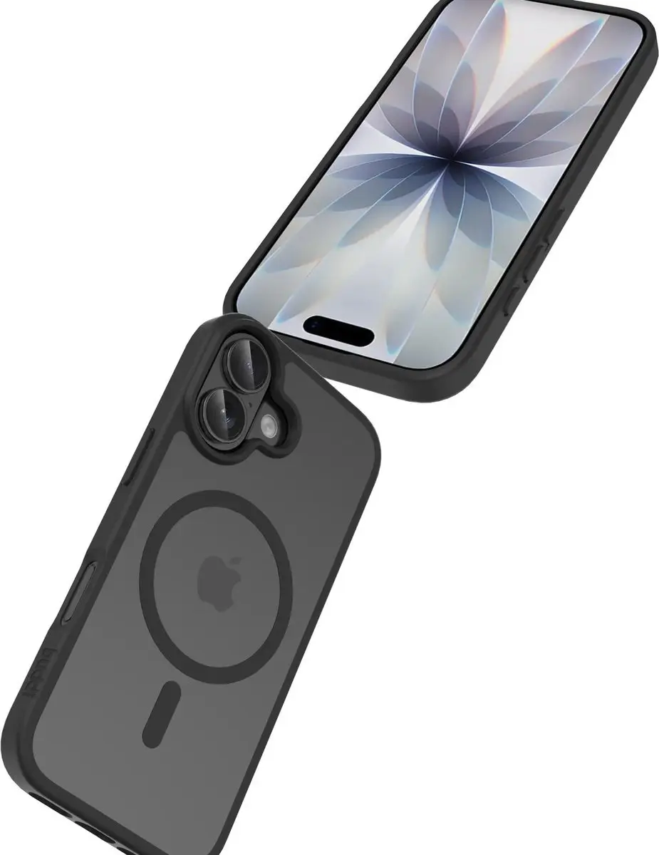 Buddi Frost iPhone 17 Hoesje - Mat Zwart - afbeelding 4 van 6