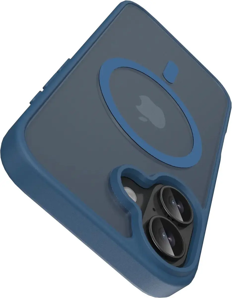 Buddi Frost iPhone 17 Hoesje - Mat Donkerblauw - MagSafe - afbeelding 3 van 6