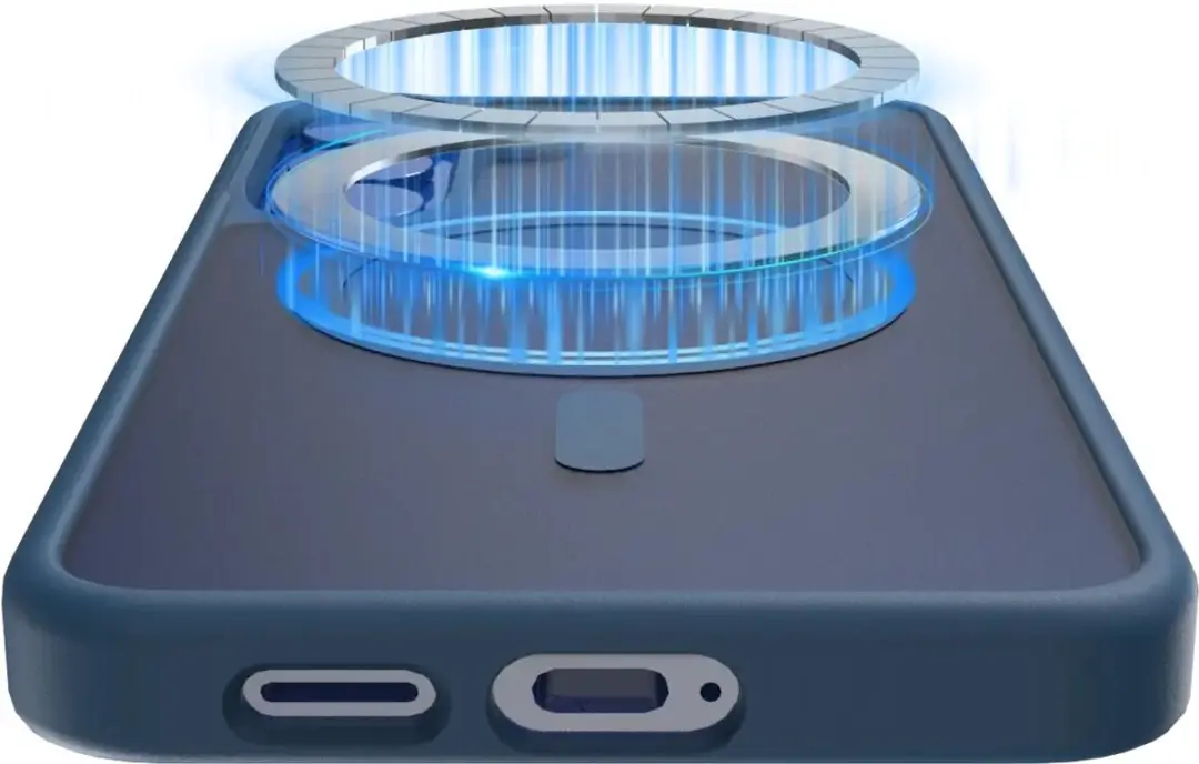 Buddi Frost Hoesje S25 Plus/S24 Plus - Mat Donkerblauw - MagSafe - afbeelding 5 van 6