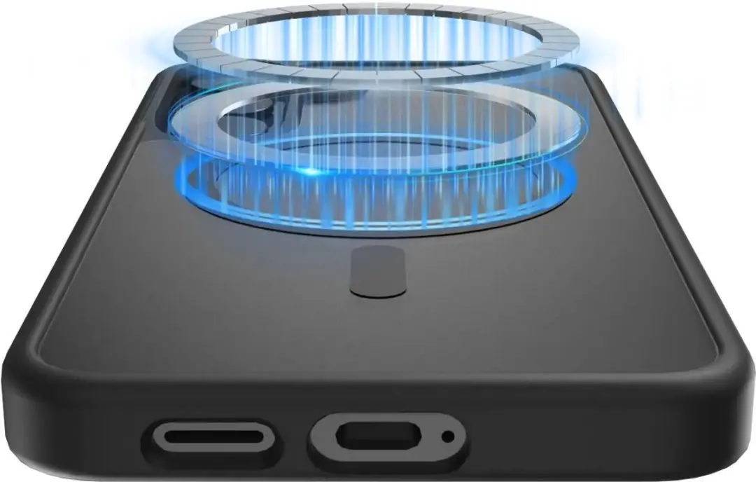 Buddi Frost Hoesje Mat Zwart - MagSafe voor Galaxy S24+/S25+ - afbeelding 5 van 6