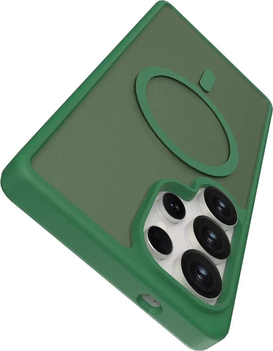 Buddi Frost Hoesje Samsung Galaxy S25 Ultra - Mat Groen - afbeelding 6 van 6