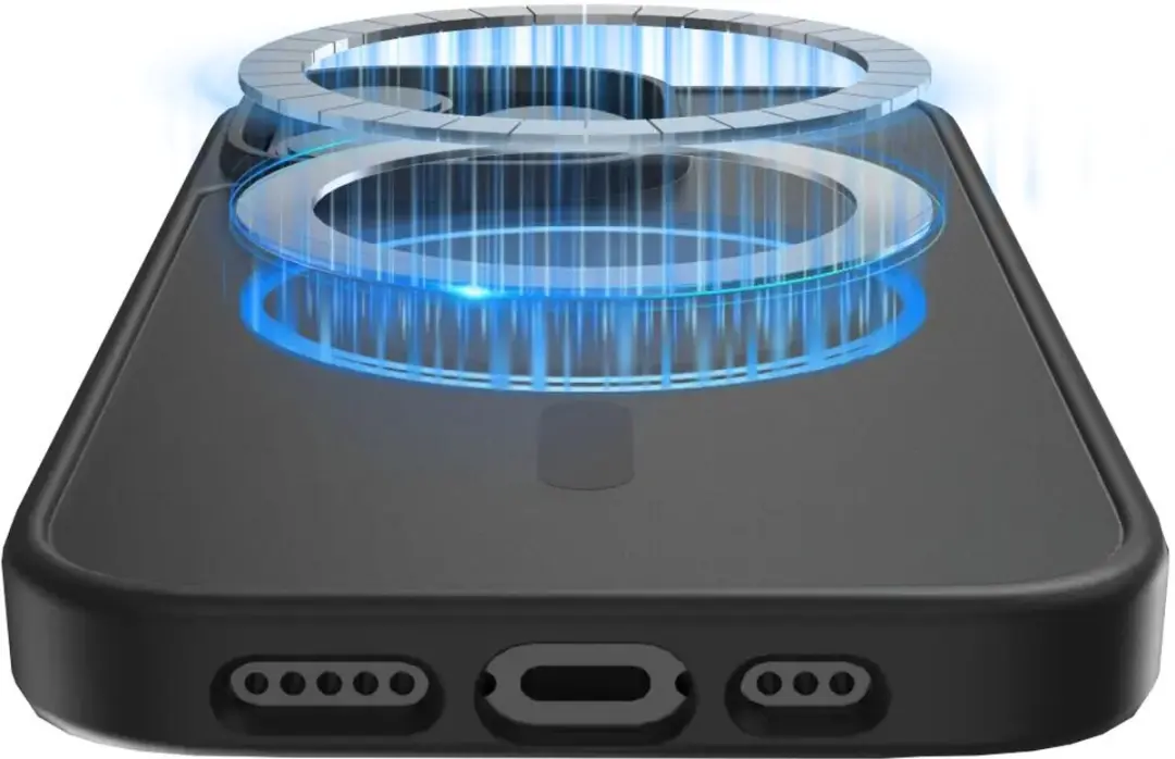 Buddi Frost iPhone 14 Pro Max Hoesje - Mat Zwart - afbeelding 3 van 6
