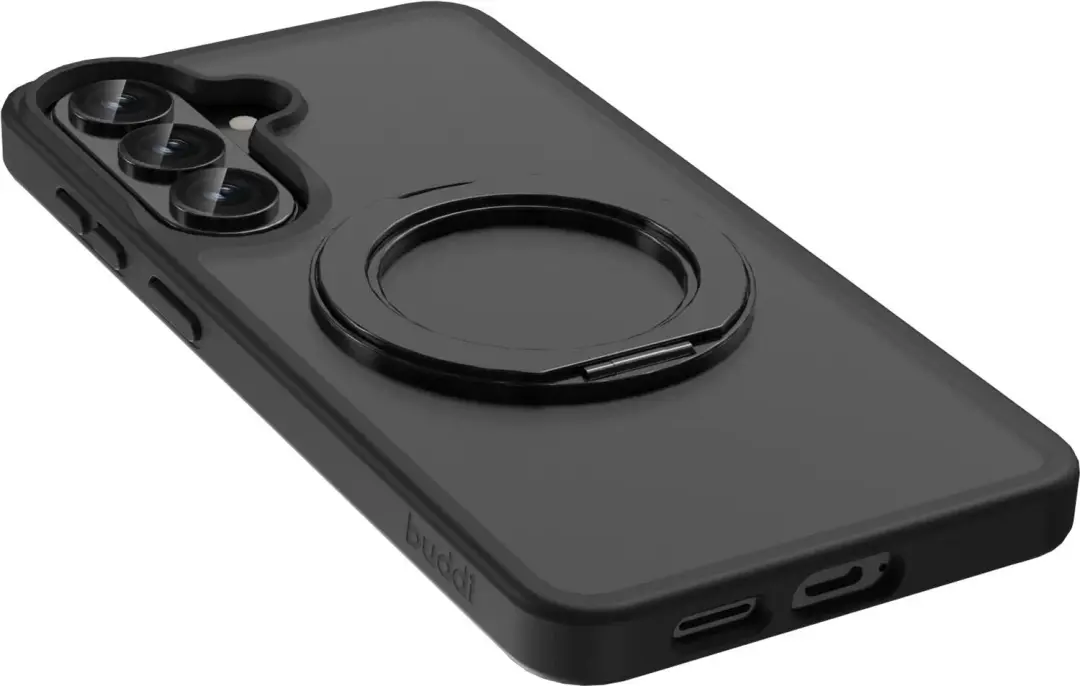 Buddi Frost Hoesje Samsung Galaxy S26 - Mat Zwart - MagSafe - afbeelding 4 van 6