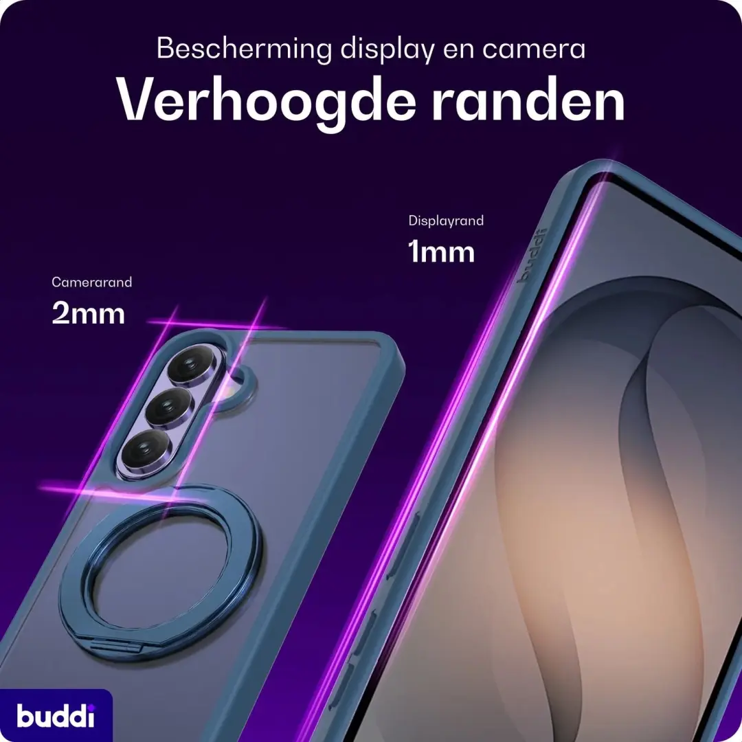 Buddi Frost Samsung Galaxy S26 Hoesje - Mat Donkerblauw - MagSafe - afbeelding 6 van 6