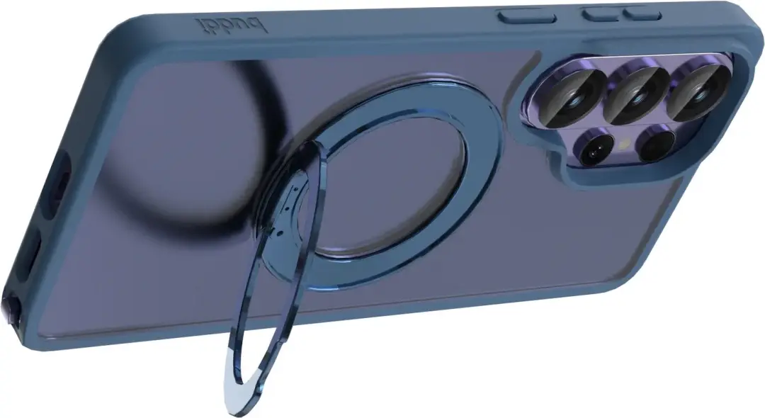 Buddi Frost Hoesje Samsung Galaxy S26 Ultra - Mat Donkerblauw - MagSafe - afbeelding 5 van 6
