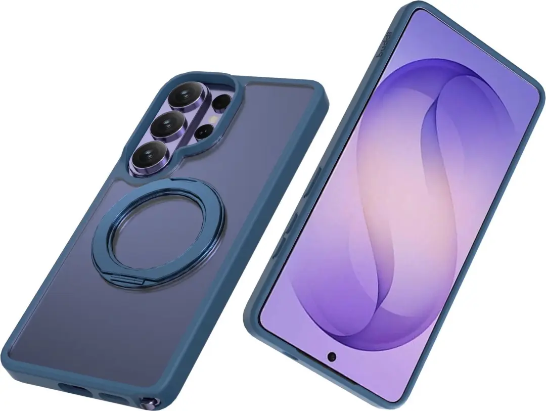 Buddi Frost Hoesje Samsung Galaxy S26 Ultra - Mat Donkerblauw - MagSafe - afbeelding 3 van 6