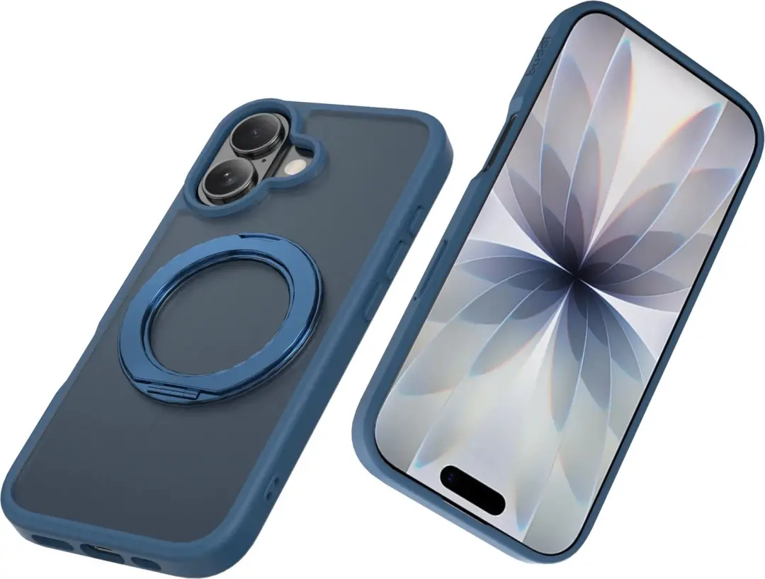 Buddi Frost iPhone 17 Hoesje - Mat Donkerblauw - MagSafe - afbeelding 3 van 6