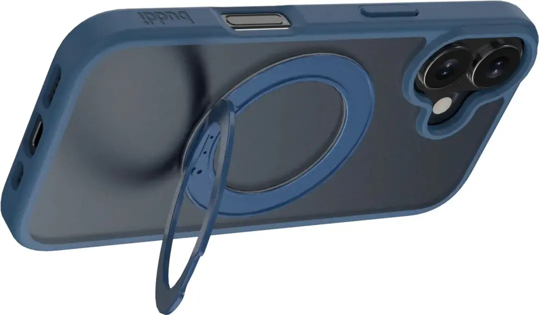 Buddi Frost iPhone 17 Hoesje - Mat Donkerblauw - MagSafe - afbeelding 4 van 6
