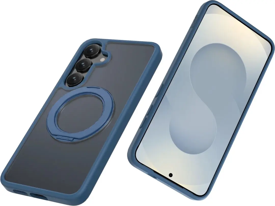 Buddi Frost Hoesje S25 Plus/S24 Plus - Mat Donkerblauw - MagSafe - afbeelding 3 van 6