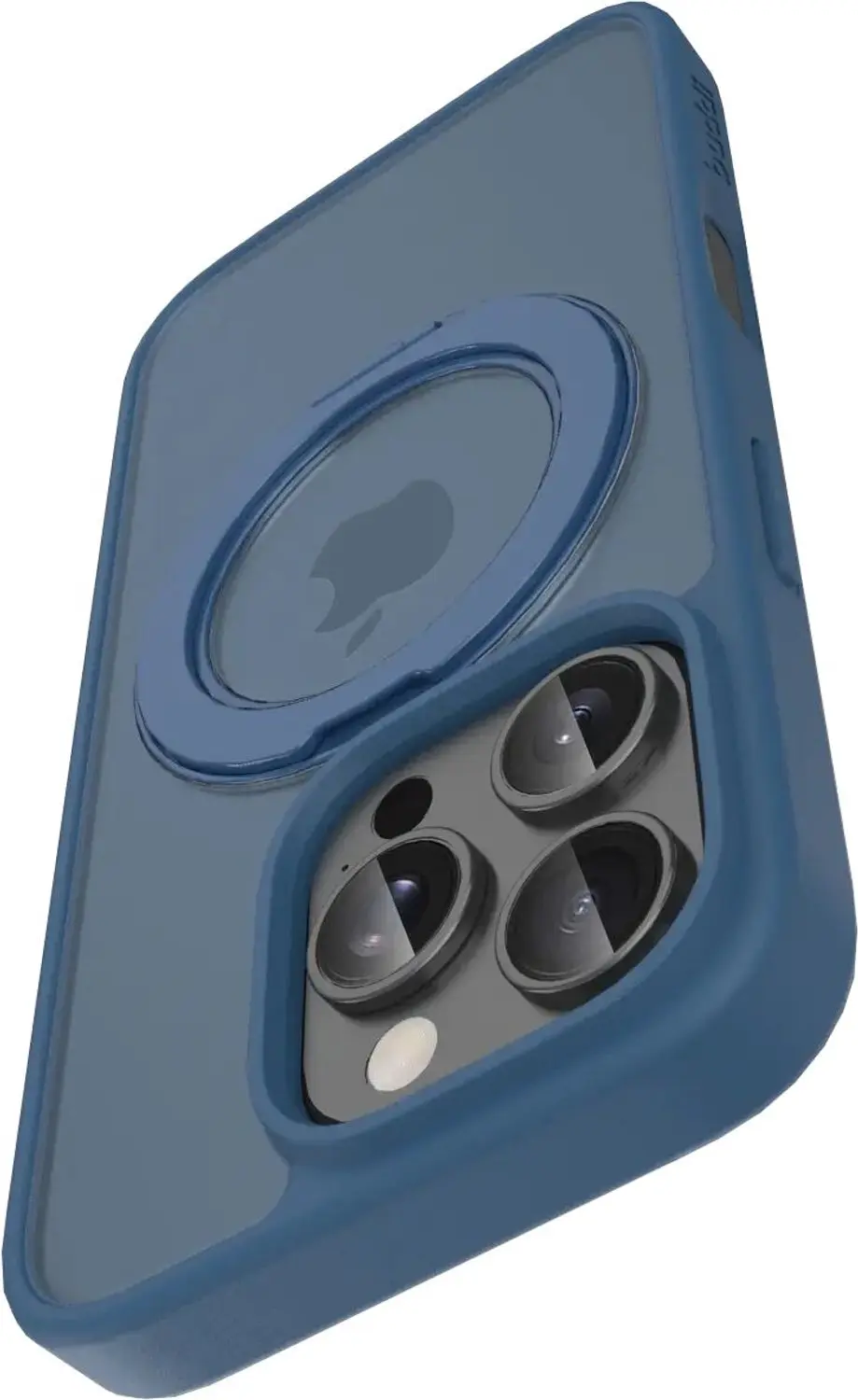 Buddi Frost iPhone 16 Pro Hoesje - Mat Donkerblauw - MagSafe - afbeelding 4 van 6