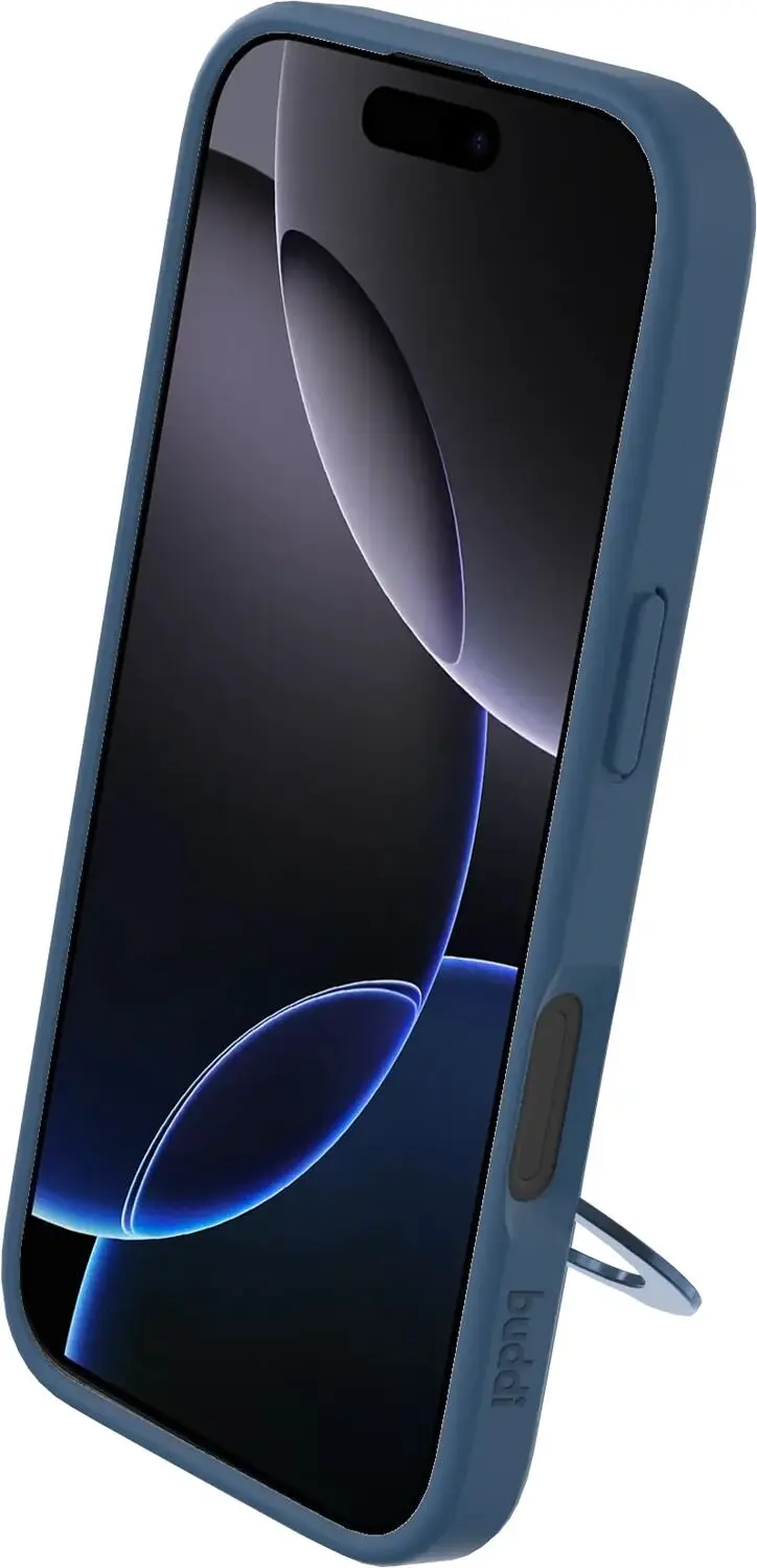 Buddi Frost iPhone 16 Pro Max Hoesje - Mat Donkerblauw - MagSafe - afbeelding 6 van 6