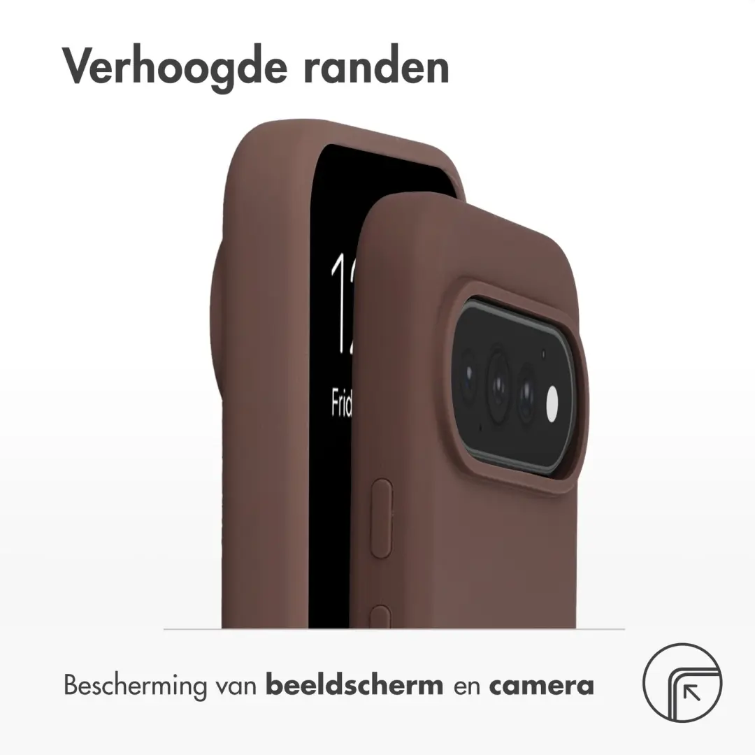 Accezz Liquid Silicone Backcover New Tea Brown - MagSafe - afbeelding 6 van 6