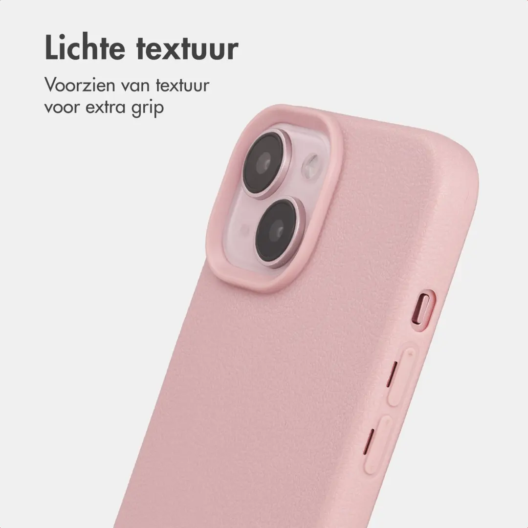 Imoshion Texture Backcover iPhone 13/14 Roze - afbeelding 3 van 6