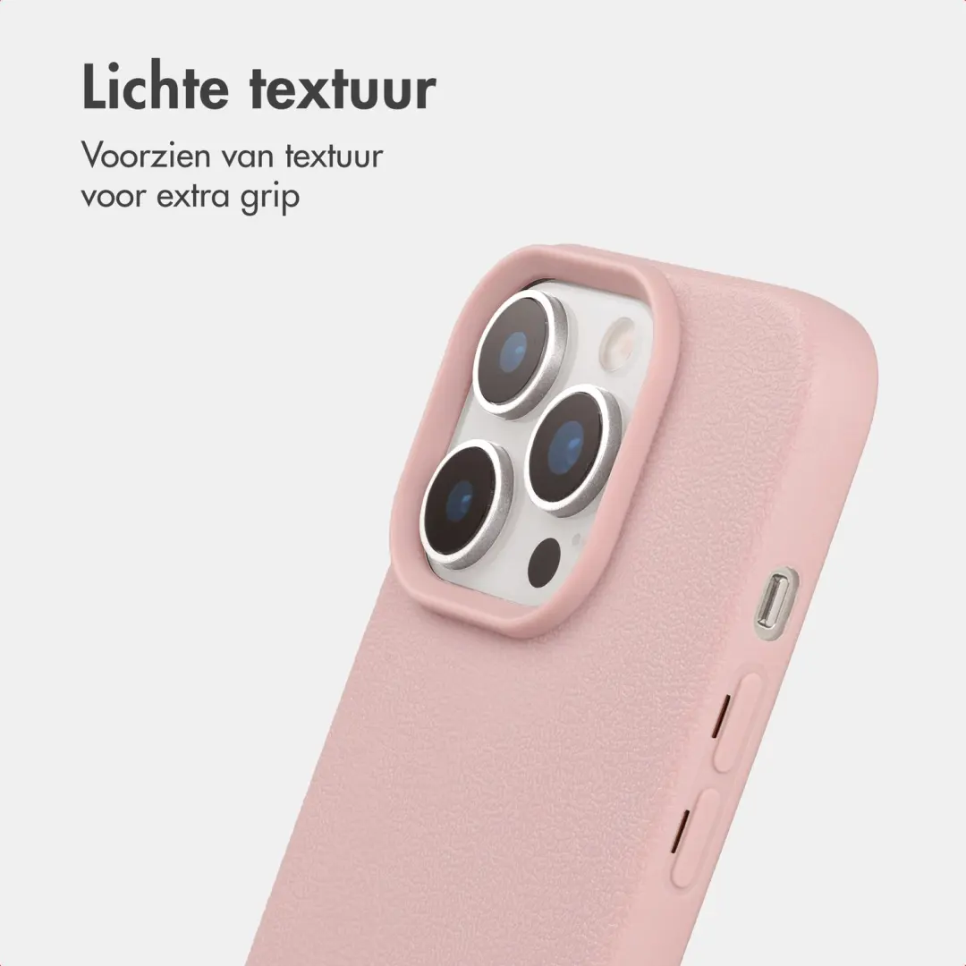 Imoshion Texture Backcover iPhone 14 Pro - Roze - afbeelding 3 van 6