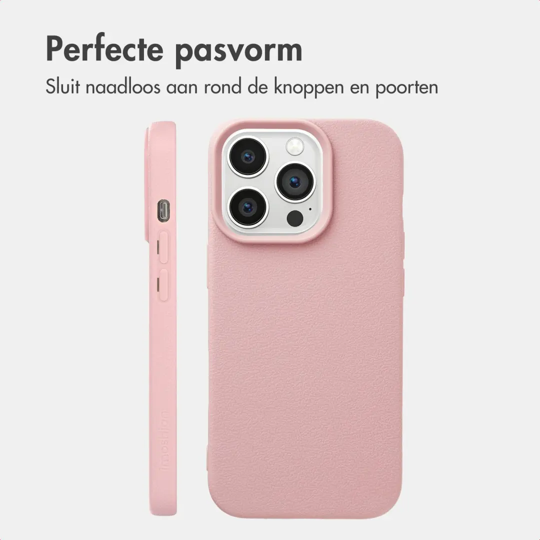 Imoshion Texture Backcover iPhone 14 Pro - Roze - afbeelding 6 van 6