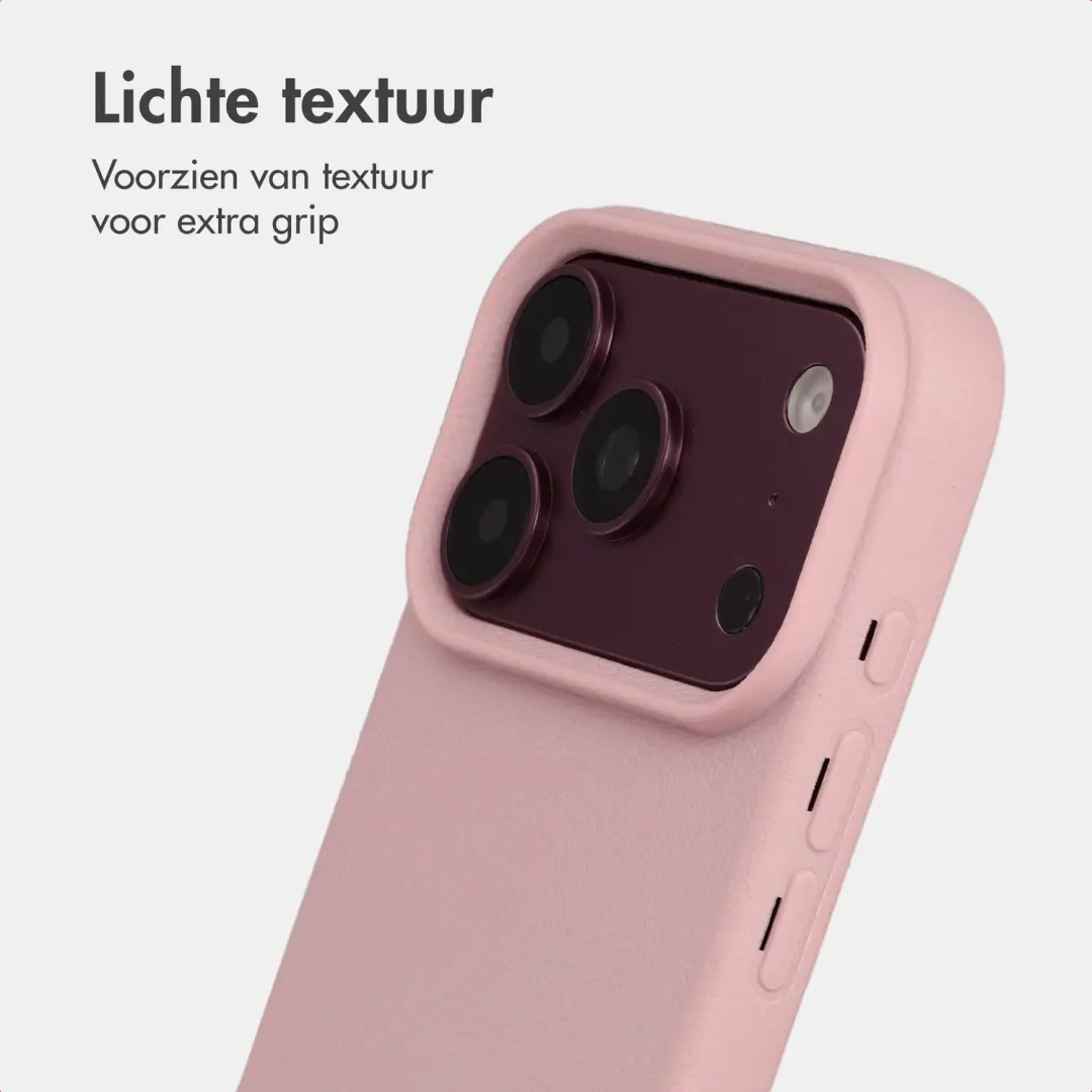 Imoshion Texture Backcover iPhone 18/17 Pro Roze - afbeelding 3 van 6
