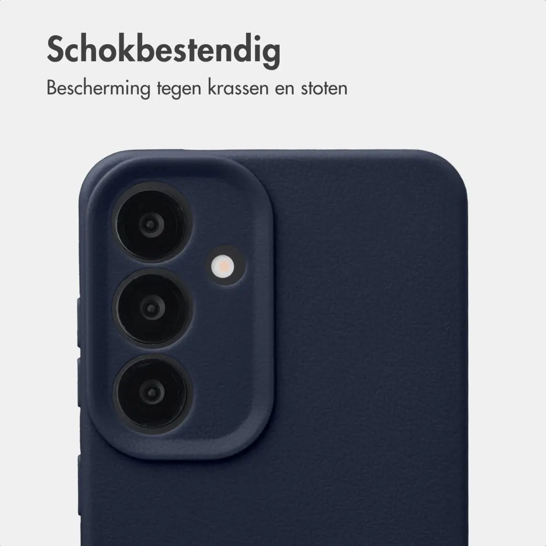 Imoshion Texture Backcover Samsung Galaxy S25 - Donkerblauw - afbeelding 4 van 6
