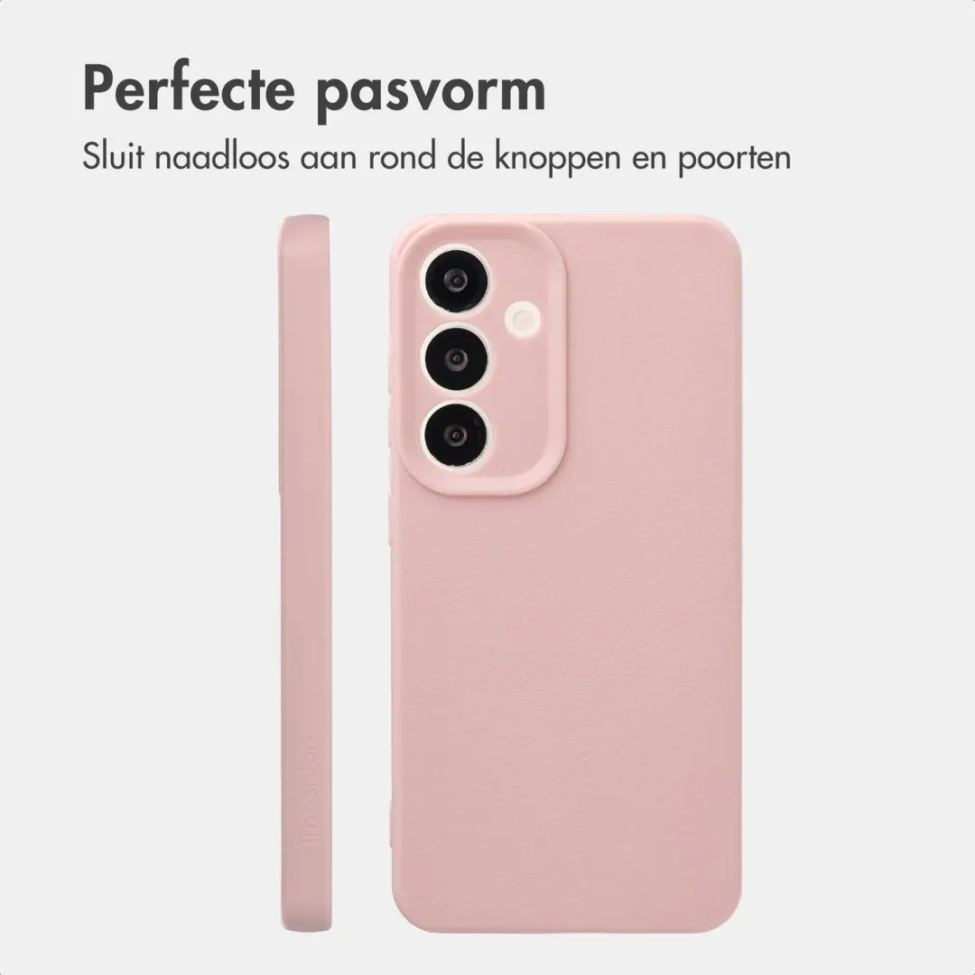 Imoshion Texture Backcover Samsung Galaxy S25 - Roze - afbeelding 5 van 6