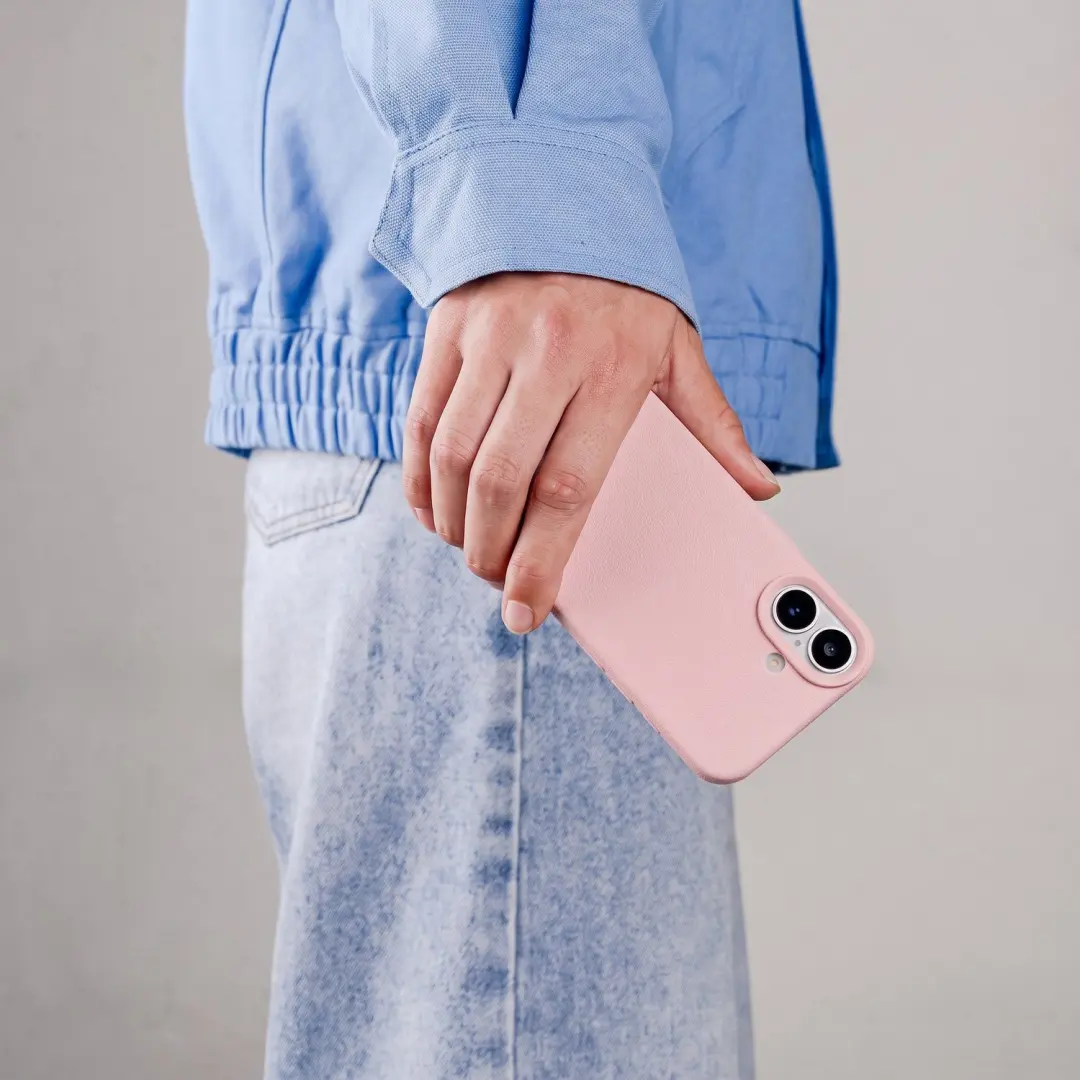 Imoshion Texture Backcover Samsung Galaxy S25 - Roze - afbeelding 2 van 6